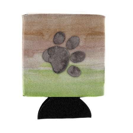 

Carolines Treasures BB7359CC Dog Paw Watercolor Can or Bottle Hugger Can Hugger multicolor