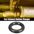 thumbnail image 2 of Unique Bargains 60mm O-Ring Universal Muffler Exhaust Hanger Bushing Rubber Mount Bracket Car Tail Pipe Kit 4 Pcs, 2 of 6