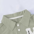 thumbnail image 5 of Amidoa Girls Summer Outfit Sets 2 Piece Ruffle Sleeve T-Shirt Short Sleeve and Shorts Set Kids Clothing Sets Green Size 8, 5 of 9
