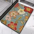 thumbnail image 5 of Modern Collection Non-Slip Vintage Floral Area Rug | 20x32 inch, Distressed Look | Brightens Up Your Living Room, Bathroom Decor, 5 of 5