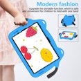 thumbnail image 6 of Allytech iPad 10th Generation Case 10.9", Kids Friendly Handle Kickstand Shockproof EVA Rubber Heavy Duty Protective Case Cover for Apple iPad 10th Gen 2022 10.9 Inch - Blue, 6 of 7