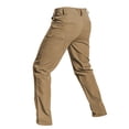 thumbnail image 3 of Mens Work Pants Ripstop Waterproof Cargo Pants for Men with Muti Tool Pockets Breathable Hiking Pants Big and Tall Size S-3XL Khaki, 3 of 7