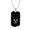 Military Chain (Gold), variant on Calavera Mexican Skull 92 Dog Tag Necklace Stainless Steel 24" Chain Silver Tone or Gold Tone