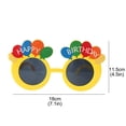 thumbnail image 2 of YWDJ Women Sunglasses Happy Birthday Glasses Funny Glasses Birthday Party Sunglasses Party Glasses Yellow, 2 of 3