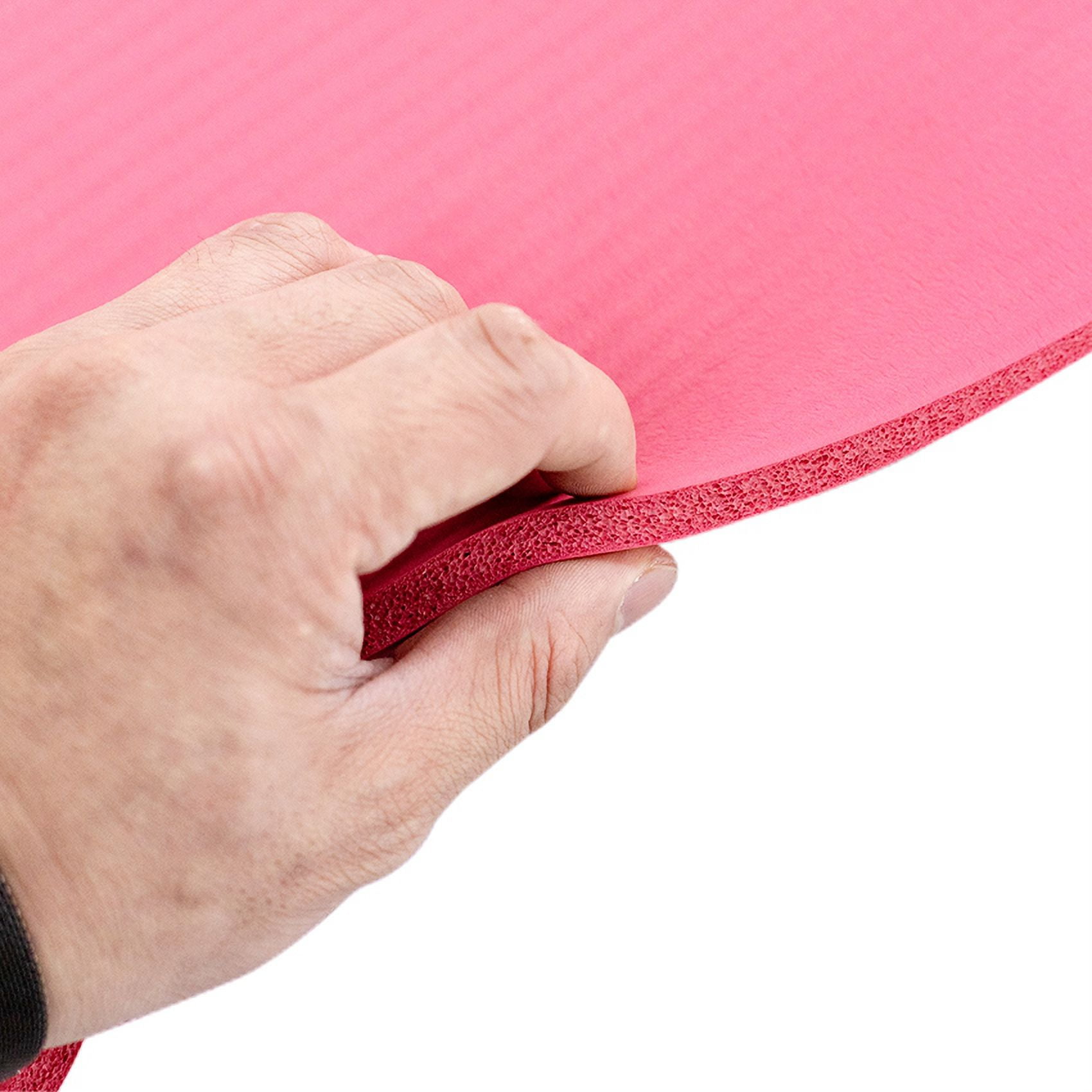 Ray Star Extra Thick Yoga Mat 31.5"X72"X0.39" Thickness 9mm -Eco Friendly Material- With High Density Anti-Tear Exercise Bolster
