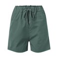 thumbnail image 4 of Women's Drawstring Athletic Shorts, Loose Fit Running Yoga Shorts for Fitness and Casual Wear High Waisted Workout Activewear Women Biker Short, 4 of 6