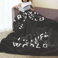 thumbnail image 6 of Salouo Travel The World1 Print Bed Blankets,Flannel Blanket Comfortable Air Conditioning Blanket Lightweight Blanket for Sofa Bed Travel & Couch -80"x60", 6 of 8