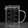 thumbnail image 2 of Vaso medidor de de borosilicato alto Accesorios de cocina con tapa Vaso de grado alimenticio fácil de leer para hornear 350ml, 2 of 8
