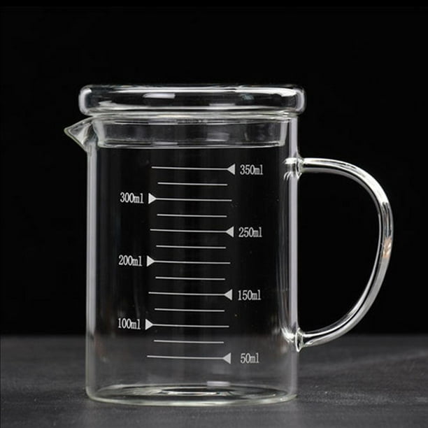 Taza Medidora de con Tapa con Asa Multifunción para Cocina , 350 ml 350ml Macarena Jarra de medición