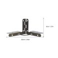 thumbnail image 2 of Milisten 12Ud Bisagras Metálicas Para Muebles Con Acabado Marrón Claro Ideal Para Gabinetes Y Estanterías, 2 of 6