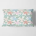 thumbnail image 2 of Designart Retro Abstract Flower Design III' Mid-Century Modern Throw Pillow - 12x20, 2 of 2