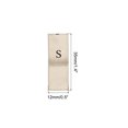 thumbnail image 2 of Clothing Size Labels, S Sizes Woven Sewing Clothes Label Gold Tone for Clothes Garment, Pack of 100, 2 of 7