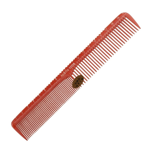 ZPAQI Professional Hair Cutting Comb with Measure Scale Fine Teeth Anti-static Heat Resistant Double Sided Hairbrush Salon Styling Hairdressing Tool