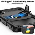 thumbnail image 4 of XYX for Lenovo Tab One 8.7 inch/Tab K9 2025 Case, 3in1 Heavy Duty Shockproof Tablet Cover with Stand, Shoulder Strap, Black, 4 of 8