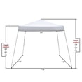 thumbnail image 5 of Canopy Tent, SEGMART 8' x 8' Portable Shade Canopy with Carry Bag, Sunshade Outdoor Canopy BBQ Shelter Pavilion, Outdoor Party Canopy Tent, for Party Wedding Garden Camping Patio, White, I7313, 5 of 9