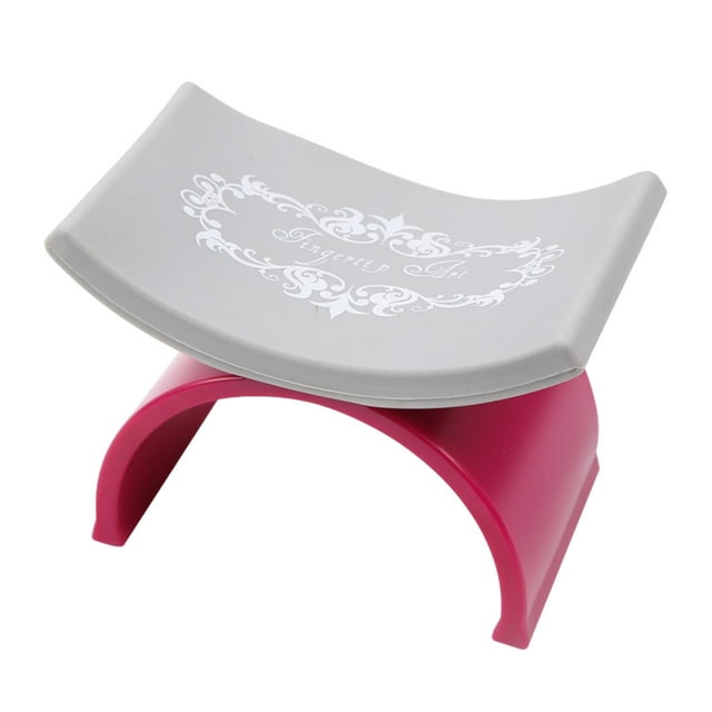 Almohadilla para reposabrazos de uñas, almohada extraíble para uñas, soporte lavable para alfombrilla para decoración de uñas para belleza rojo