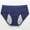 Blue, variant on Paiwinds Women's Mid High Waist Period Underwear - Leak Proof Physiological Briefs with Soft Cotton Fabric for Menstrual Protection, Striped Design