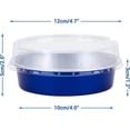 thumbnail image 2 of Mini Ramekins with Lids oz Disposable Aluminum Foil Cake Baking Tins Pans Creme Brulee Tart Pie Tins Silver Small Individual Round Containers Oven for Baking, 2 of 6