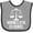 Heather and Black, variant on Inktastic Lawyer Mommy Little Co Counsel Boys or Girls Baby Bib