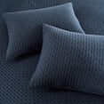 thumbnail image 4 of Juego de colcha Levtex Home Cross Stitch azul marino, 100% algodón, Twin XL, 4 of 9