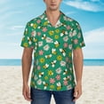 thumbnail image 4 of Haiem Flying Bees Printed Hawaiian Shirt for Men - Men’s Casual Beach Summer Shirts - Stretch Fabric with Modern Fit-Small, 4 of 9