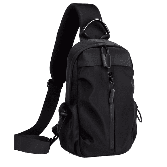 Bolso Hombre Hombro Pecho Cruzado Multiuso Negra Malubero Bolso Cruzado