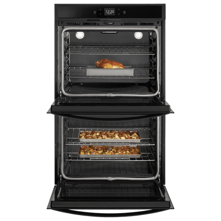 Whirlpool - Smart 27" Built-In Double Electric Wall Oven - Black