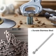 thumbnail image 2 of Uxcell 4-Pack Tornillo de Cabeza Hexagonal con Tuercas, Arandelas Planas y de Bloqueo M5x100mm, 2 of 6