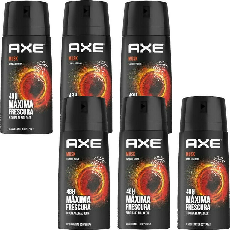 6 Pack Musk Mens Deodorant Body Spray, 150ml - Walmart.com