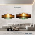 thumbnail image 4 of Elephant Stock La Digue Island Seychelles Sky Wall Art - Horizontal Multi Panel Canvas - Living Room Wall Decor - Beach Multi Panel - Teal And Orange Decor - 92" x 42", 4 of 8