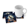 thumbnail image 3 of Happy Halloween Doberman Pinscher Witch Pumpkins Bats Set of 4 Stone Coasters Doberman Dog Lover Gifts 4x4in Absorbent Soapstone Coaster - 13012, 3 of 5