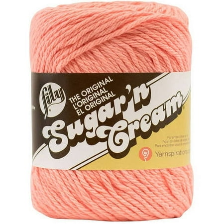 UPC: 0057355083066 | Lily Sugar n Cream The Original Yarn Tea Rose 2.5oz(71g) Medium Cotton