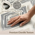thumbnail image 6 of ODIKA 2'x3' Washable Accent Rug Bathroom Ash Weathered Freeform Abstract Shapes Print Entryway for Bedroom, Nursery, RV, Pet Friendly, Bedside Mat, 6 of 7