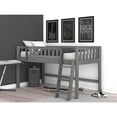 thumbnail image 5 of OS Home and Office Model 83204-1 Charcoal Gray Twin Low Loft Bed, 5 of 6
