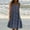27-Dark Gray, variant on SELONE Sun Dresses for Women Casual Beach Dresses for Women Summer Plus Size Midi Beach Flowy Short Sleeve Ruffle Print Crew Neck Loose Sun for Everyday Wear Beach Vacation Dark Gray XXL