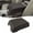 Coffee, variant on KBH Center Console Cover for 2015-2020 Ford F150 Accessories, Car Middle Lid Seat Armrest Cover Protector, Black PU Leather Cushion Pad (Bucket Seat)