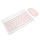 thumbnail image 2 of Juego de teclado inalámbrico y ratón, teclados de ordenador de 10 pulgadas, Combo de ratón para tableta, teléfono móvil, ordenador, color rosa, 2 of 8