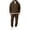 Khaki, variant on Women's 2 Piece Tracksuit Set Color Blocked Zip Up Stand Collar Long Sleeve Jacket Elastic Waist Jogger Pants for Sports Workout Daily Wear Red S
