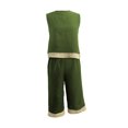 thumbnail image 4 of DHFJKG Linen Sets For Women 2 Piece Summer Outfit Sleeveless Color Block Loose Fit Tank Top And Capri Pants Set Beach Vacation Outfits, 4 of 4