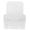 thumbnail image 5 of WORGEOUS 3pcs Wall Mount  Office Brochure Rack Clear Acrylic Brochure Holder Transparent Literature Display Stand for A5 Flyers Magazines Pamphlets, 5 of 8