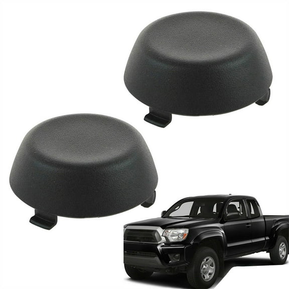Phyun Rear Bumper Dome Caps Pt228-34000-Bk Set Of 2 Fit For 2005-2015 Tacoma