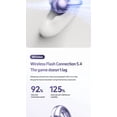 thumbnail image 2 of LAATIKUI Bluetooth headphones M111 ear-hanging Wireless LED Display Waterproof headphones White, 2 of 21
