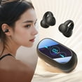 thumbnail image 4 of Avdolw Ear Clip Style Wireless Bluetooth Earphones with High Sound Quality, Long Endurance, and LED Digital Display: Comfortable Non-Occlusion Design for Outdoor Use, 4 of 9