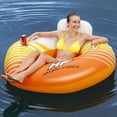 thumbnail image 4 of Bestway Hydro-Force Sunkissed Inflatable Tube, 4 Pack, Orange/Yellow, 4 of 12