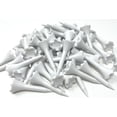 thumbnail image 2 of NorthPointe 1 ½” Plastic Golf Tees Short Tees for Irons, Par Threes, Hybrids, and Driving Range Pack 50 Bulk in High Visibility White Durable Plastic Solid White, 2 of 4