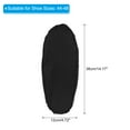 thumbnail image 2 of Uxcell Shoe Covers, 1 Pair Reusable Thicker Shoe Protector Covers for Home Indoor, Black, 2 of 6