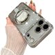 thumbnail image 1 of Estuche magnético con purpurina para iPhone 17 Pro Max, con MagSafe, con brillantes y soporte, de lujo, para cámara y a prueba de golpes, 1 of 6