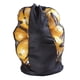 thumbnail image 2 of 2 Piezas de Bolsa para Almacenamiento de de Baloncesto Futból Accesorio para Deportista de Nylon Negro Soledad Bolso grande de la malla del balón de fútbol, 2 of 10