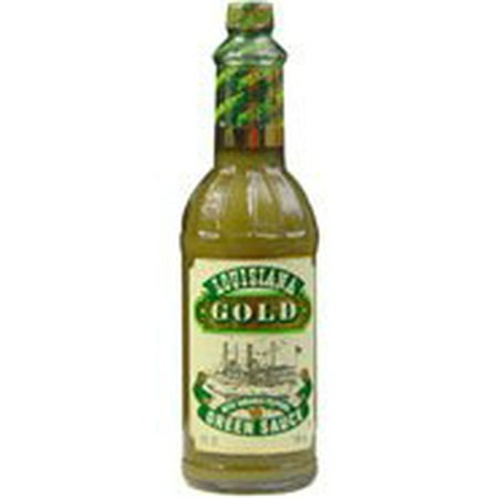 Louisiana Gold Green Sauce with Tabasco Peppers - 5 (Best Green Hot Sauce)