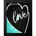 thumbnail image 2 of Villa, Mlli 15x18 Black Modern Framed Museum Art Print Titled - Love Heart, 2 of 5